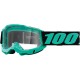 Gafas 100% Accuri 2 Verde Azulado - Lente Transparente.