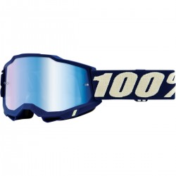 Gafas 100% Accuri 2 Azul Oscuro - Lente Espejo.