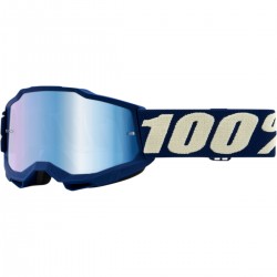 Gafas 100% Accuri 2 Infantil Azul Oscuro - Lente Espejo.