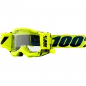 Gafas 100% Accuri 2 Forecast Amarillo Flúor - Lente Transparente.