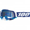 Gafas 100% Racecraft 2 Azul/Blanco - Lente Transparente.