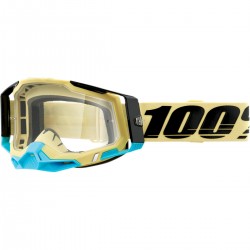 Gafas 100% Racecraft 2 Azul/Negro - Lente Transparente.