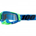 Gafas 100% Racecraft 2 Azul/Verde - Lente Transparente.