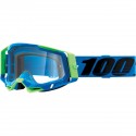 Gafas 100% Racecraft 2 Azul/Verde - Lente Transparente.
