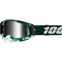 Gafas 100% Racecraft 2 Verde/Negro - Lente Espejo.