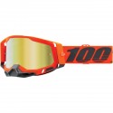 Gafas 100% Racecraft 2 Naranja/Gris - Lente Espejo.