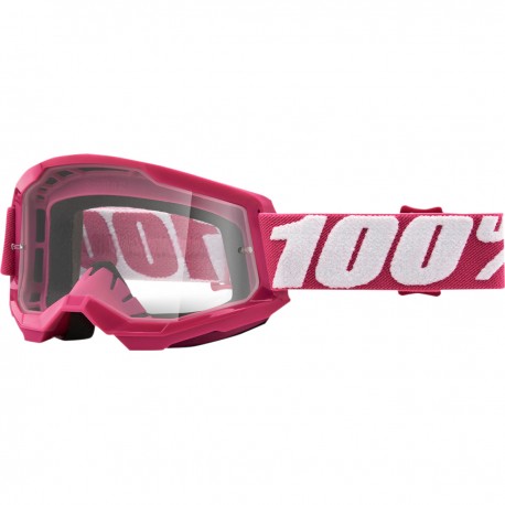 Gafas 100% Strata 2 Rosa - Lente Transparente.