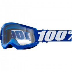Gafas 100% Strata 2 Infantil Azul - Lente Transparente.