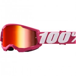 Gafas 100% Strata 2 Infantil Rosa - Lente Espejo.