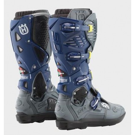Botas Sidi Husqvarna Crossfire 3 Srs Azul/Gris.