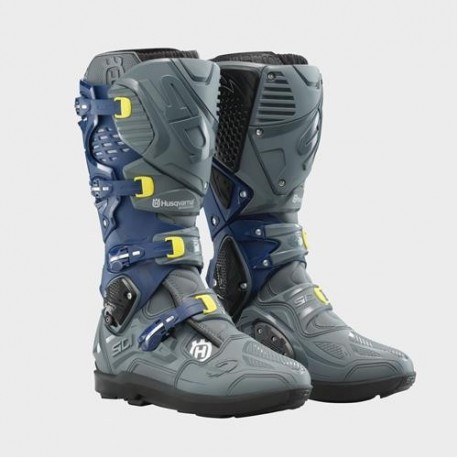 Botas Sidi Husqvarna Crossfire 3 Srs Azul/Gris.