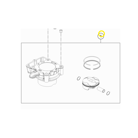 Cilindro + Pistón Original Ktm Exc-f 450 2013.