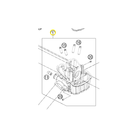 Culata Original Husqvarna Fe 450/501 14-16.