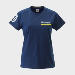 CAMISETA MUJER HUSQVARNA PROGRESS GRIS.