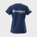 CAMISETA MUJER HUSQVARNA PROGRESS GRIS.