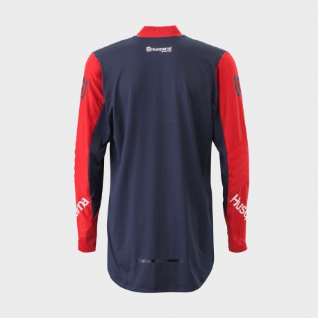 Jersey Husqvarna Original Rojo/Azul.