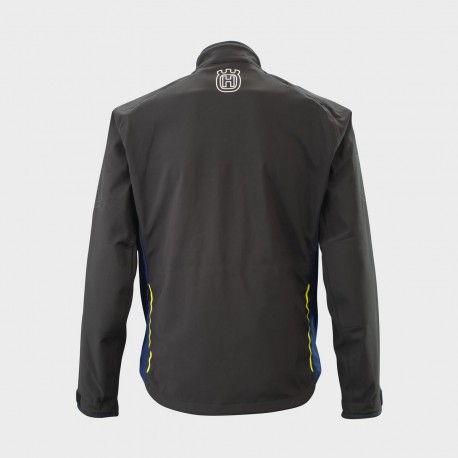Chaqueta Husqvarna Gotland Negro/Azul.