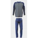 Equipación Husqvarna Jersey + Pantalón Gotland Gris/Azul.
