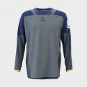 Equipación Husqvarna Jersey + Pantalón Gotland Gris/Azul.