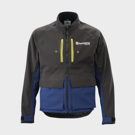 Equipación Husqvarna Chaqueta + Pantalón Gotland Negro/Azul.