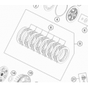 Kit de Embrague Original Ktm Sx 85 18-22.