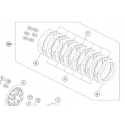 Kit de Embrague Original Ktm Sx-f 250 16-18.