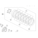 Kit de Embrague Original Ktm Sx-f 350 16-18.