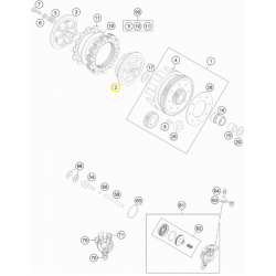 Cubo de Embrague Original Ktm Sx 85 03-17.