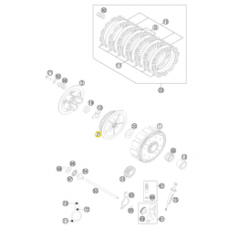 Cubo de Embrague Original Ktm Sx 125 98-18.