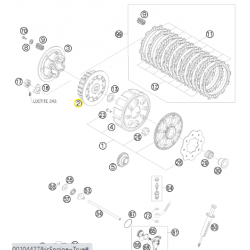 Cubo de Embrague Original Husaberg Te 250/300 11-12.