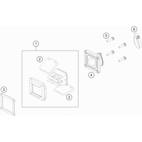 Caja de Láminas Original Ktm Sx 85 09-22.