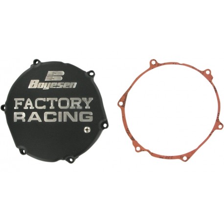 Tapa de Embrague Boyesen Negra Kawasaki Kx 250 93-02.