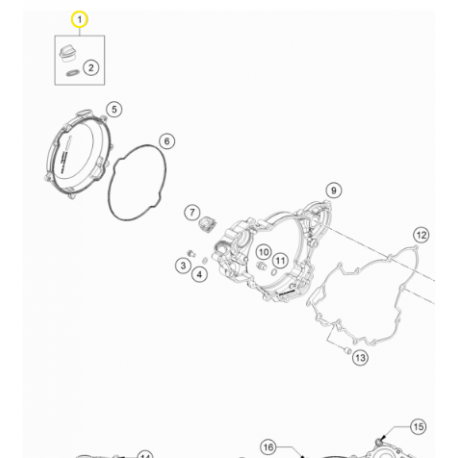 Tapón Llenado Aceite Original Husaberg Te/Fe 11-14.