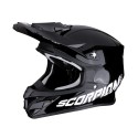 Casco Scorpion Vx-21 Air Negro Brillo.