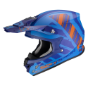 Casco Scorpion Vx-21 Air Urba Azul/Naranja Mate.