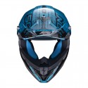 Casco Scorpion Vx-21 Air Mudirt Azul/Negro.