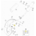 Junta de Escape Original Ktm Sx 65 02-22.