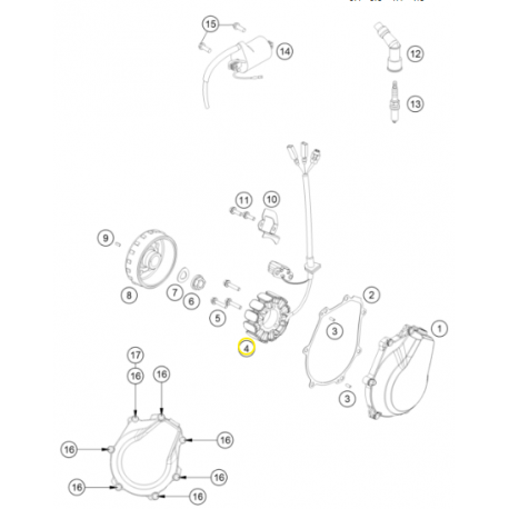 Estátor Original Gas Gas Mc 450 f 21-22.