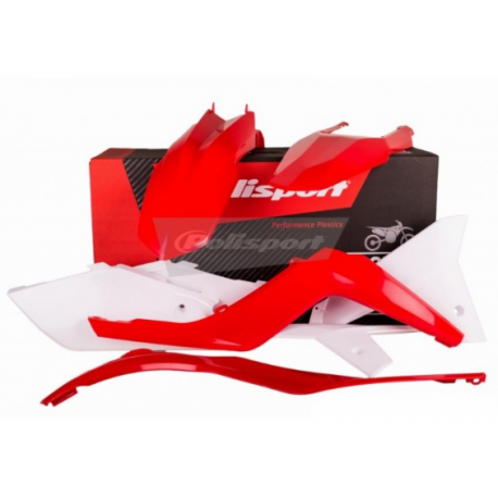 Kit Plásticos Polisport Gas Gas Ec 125/200/250/300 12-17 Blanco/Rojo.