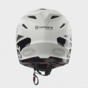 Casco Husqvarna Moto 9 Flex Railed Blanco/Azul.