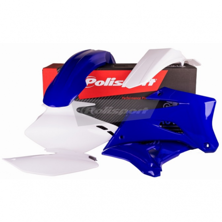 Kit Plásticos Polisport Yamaha Wrf 250 07-14 Blanco/Azul.