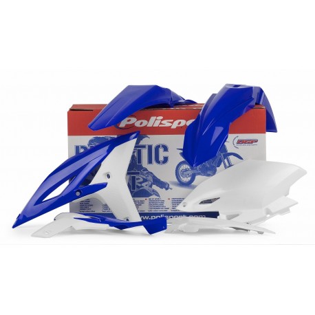 Kit Plásticos Polisport Yamaha Wrf 450 12-15 Azul/Blanco.