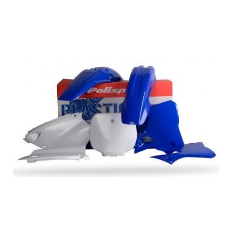 Kit Plásticos Polisport Yamaha Yz 125/250 96-99 Azul/Blanco.