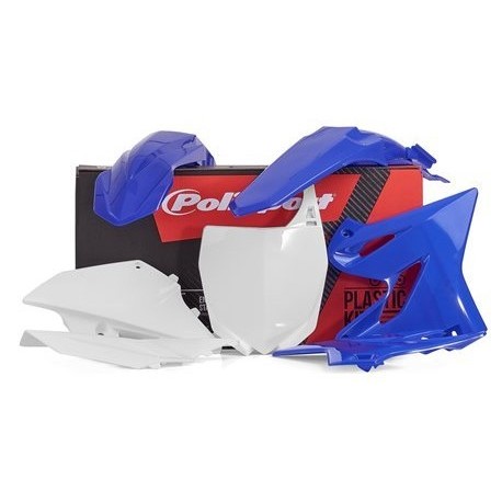 Kit Plásticos Polisport Yamaha Yz 125/250 15-20 Blanco/Azul.