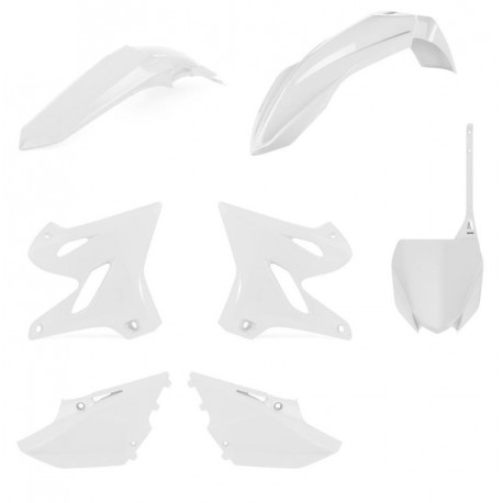 Kit Plásticos Polisport Yamaha Yz 125/250 2021 Blanco.