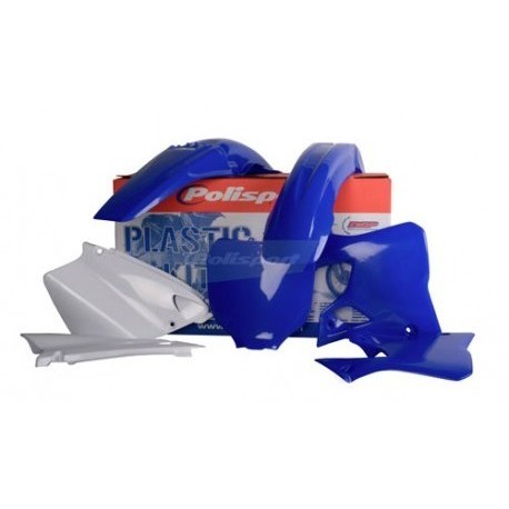 Kit Plásticos Polisport Yamaha Yzf 250/450 03-05 Azul/Blanco.