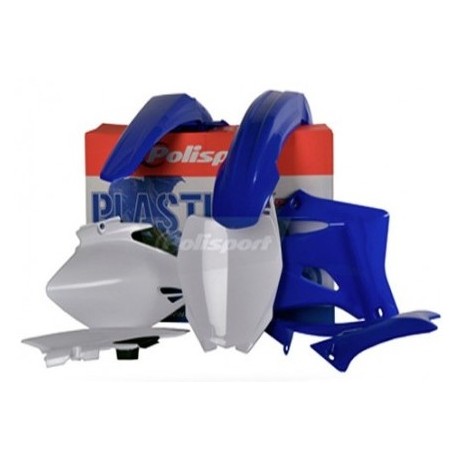 Kit Plásticos Polisport Yamaha Yzf 250/450 06-09 Azul/Blanco.