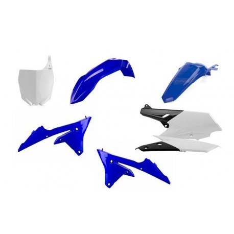 Kit Plásticos Polisport Yamaha Yzf 250 14-18 Azul/Blanco.