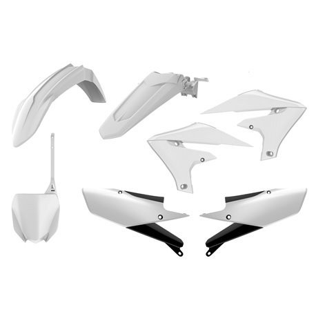 Kit Plásticos Polisport Yamaha Yzf 250 19-21 Blanco.