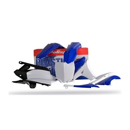 Kit Plásticos Polisport Yamaha Yzf 450 10-13 Azul/Blanco.